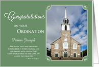 Congratulations - Add Your Church Photo and Pastor/Deacon’s Name card