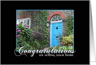 Congratulations on Selling Your Home card