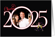 Cheers 2025 New Year’s Photo card