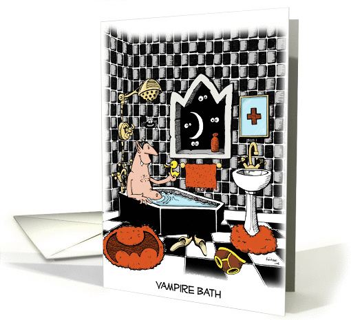Vampire Bath card (285231)