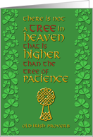 Saint Patrick’s Day Irish Proverb card