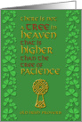 Saint Patrick’s Day Irish Proverb card