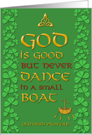 Saint Patrick’s Day Irish Proverb card