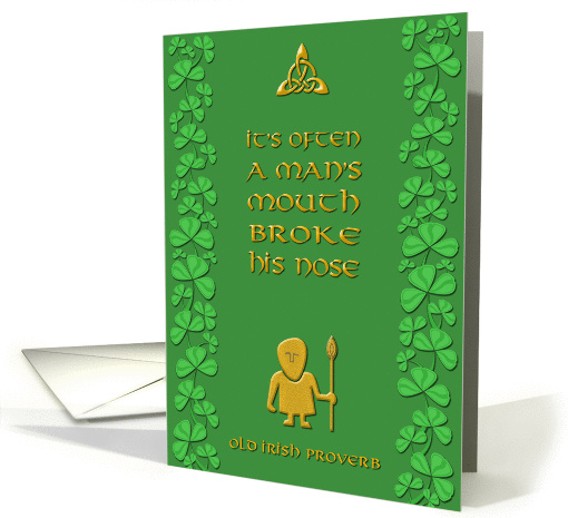 Saint Patrick's Day Irish Proverb card (377737)