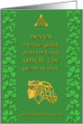 Saint Patrick’s Day Irish Proverb card