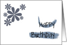 Birthday - Flower card