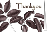 Thankyou - Floral card