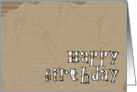 Birthday - Funky card