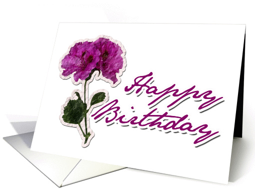 Birthday - Flower card (281742)
