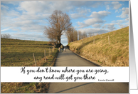 Lonely road card