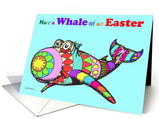Whale Of An Easter card (220419)