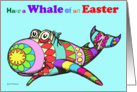 Whale Of An Easter card