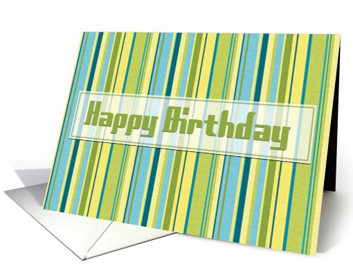 Stripe Birthday card (219879)