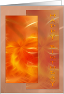 Firey Birthday card