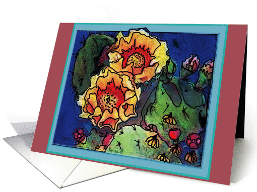Cactus Fluers card (221288)