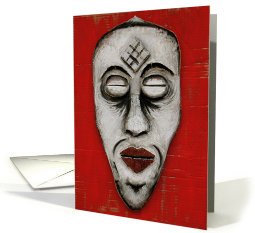 African Mask card (224605)