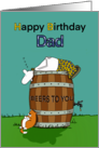 Funny Birthday Dad Beers To You card