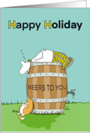 Funny Happy Labor Day Beers To You card