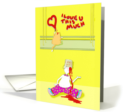 i love u this much card (349533)