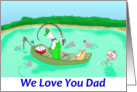 we love you dad card
