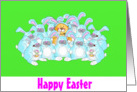 happy easter little bunny card