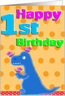 1st Birthday card