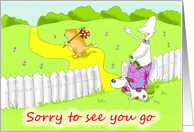 sorry to see you go card
