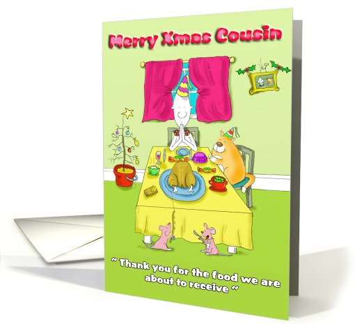 merry xmas Cousin card (506607)