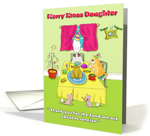 merry xmas Daughter card (506610)