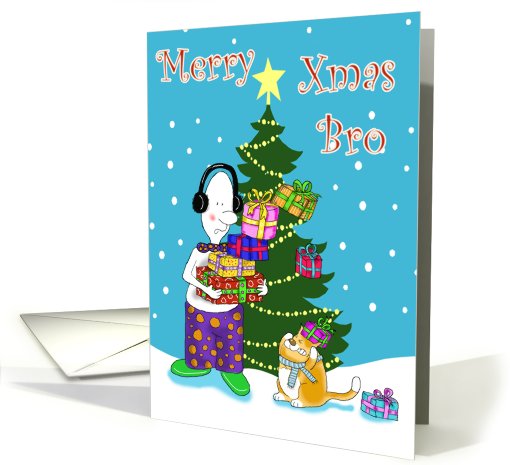 Merry Xmas Bro card (517144)
