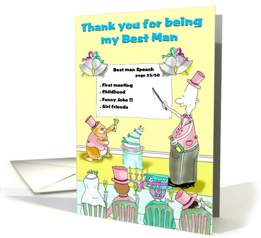 Thank You for being my best man card (522655)