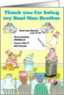Best man Brother card