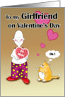 Valentine be mine,Girlfriend card