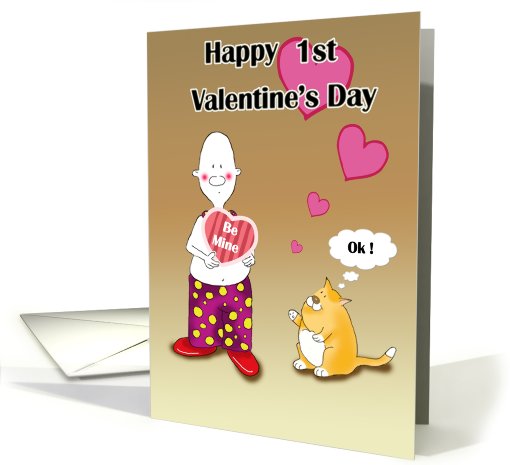 Happy 1st Valentine card (556595)