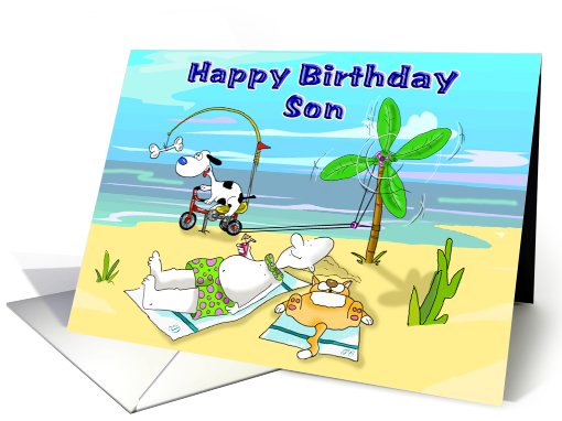 Happy Birthday Son card (561764)