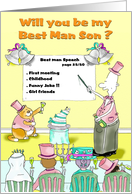 will you be Best man Son card
