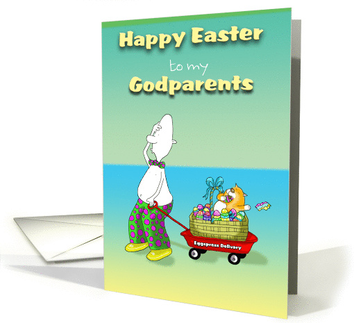 Happy Easter Family Godparents card (573271)