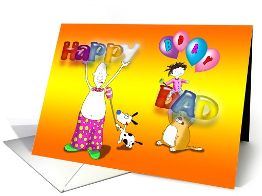 Dad happy Bday card (577748)