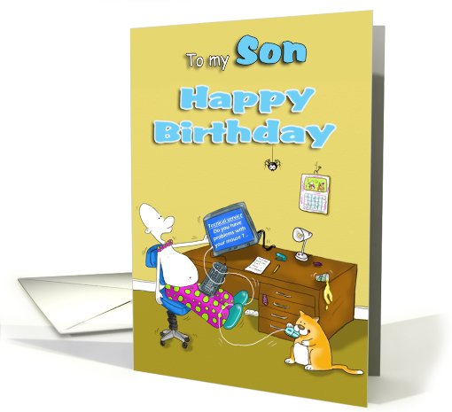 to my Son Happy Birthday card (599311)