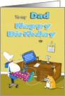 To my Dad Happy Birthday card