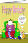 funny happy birthdy card