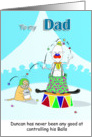 funny clown father’s day card