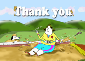 Funny long jump, Thank You, Fat Cat and Duncan