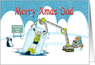 Funny Lucky Dip, Diving Christmas Dad card, Fat Cat and Duncan card