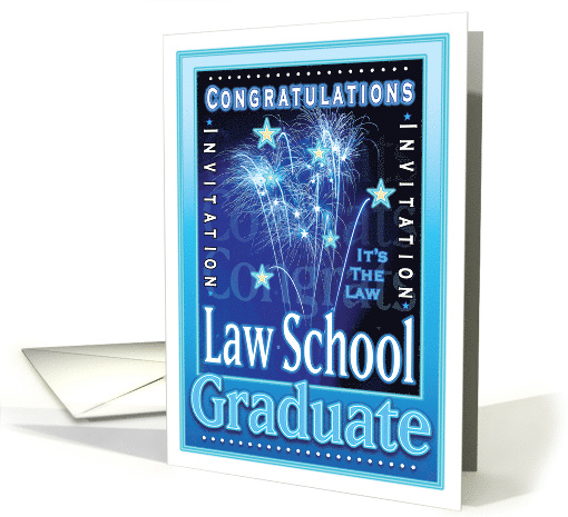 Law School Graduation Congratulations Fireworks It's The... (771693)