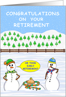 Congratulations On Your Retirement or Early Retirement card