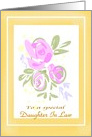 Daughter In Law Birthday Roses card