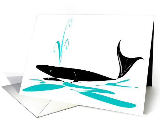 Whale Whimsy card (225847)