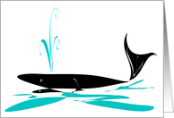 Whale Whimsy card