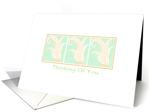 Thinking Of You Lilies card (228997)